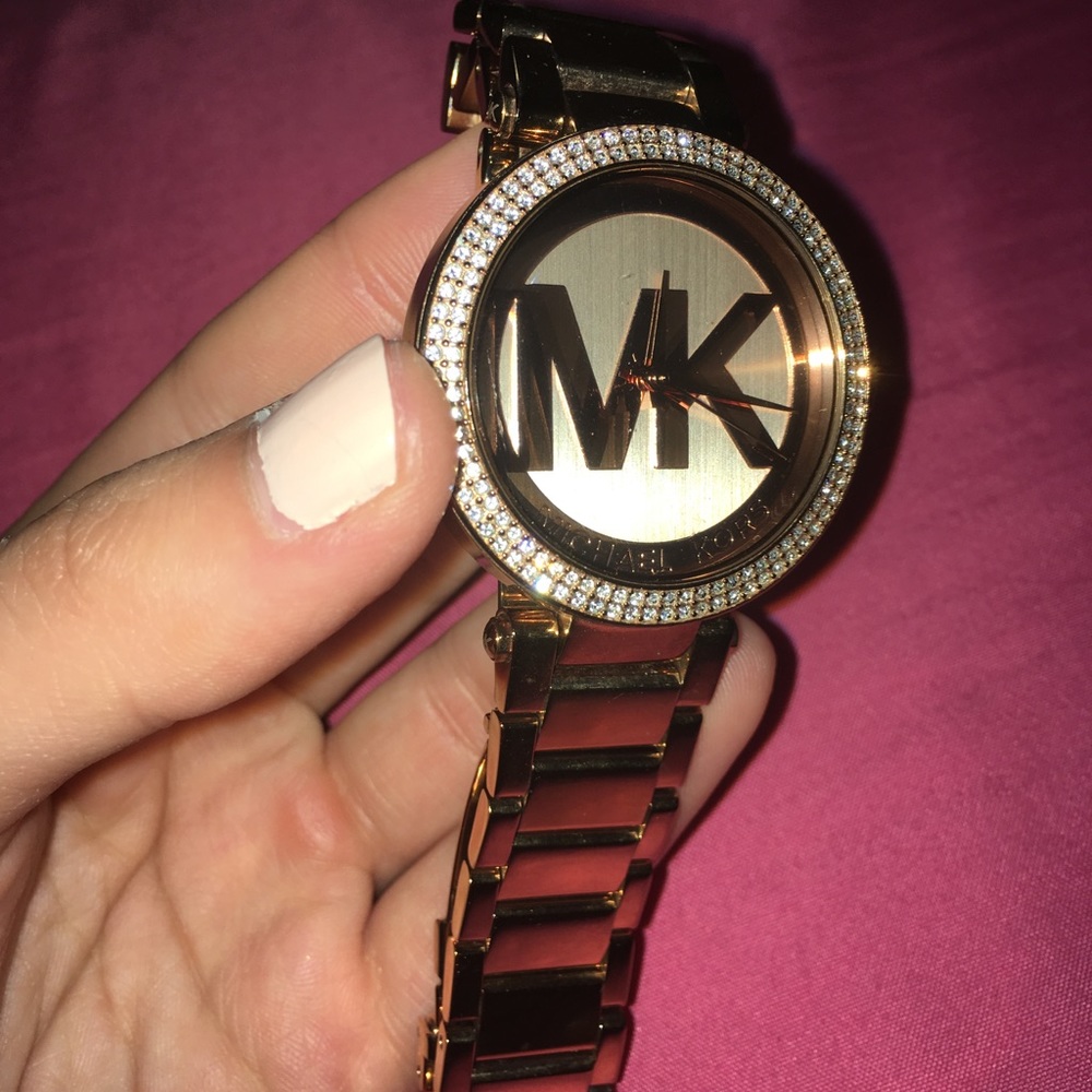 Rose Gold MK watch